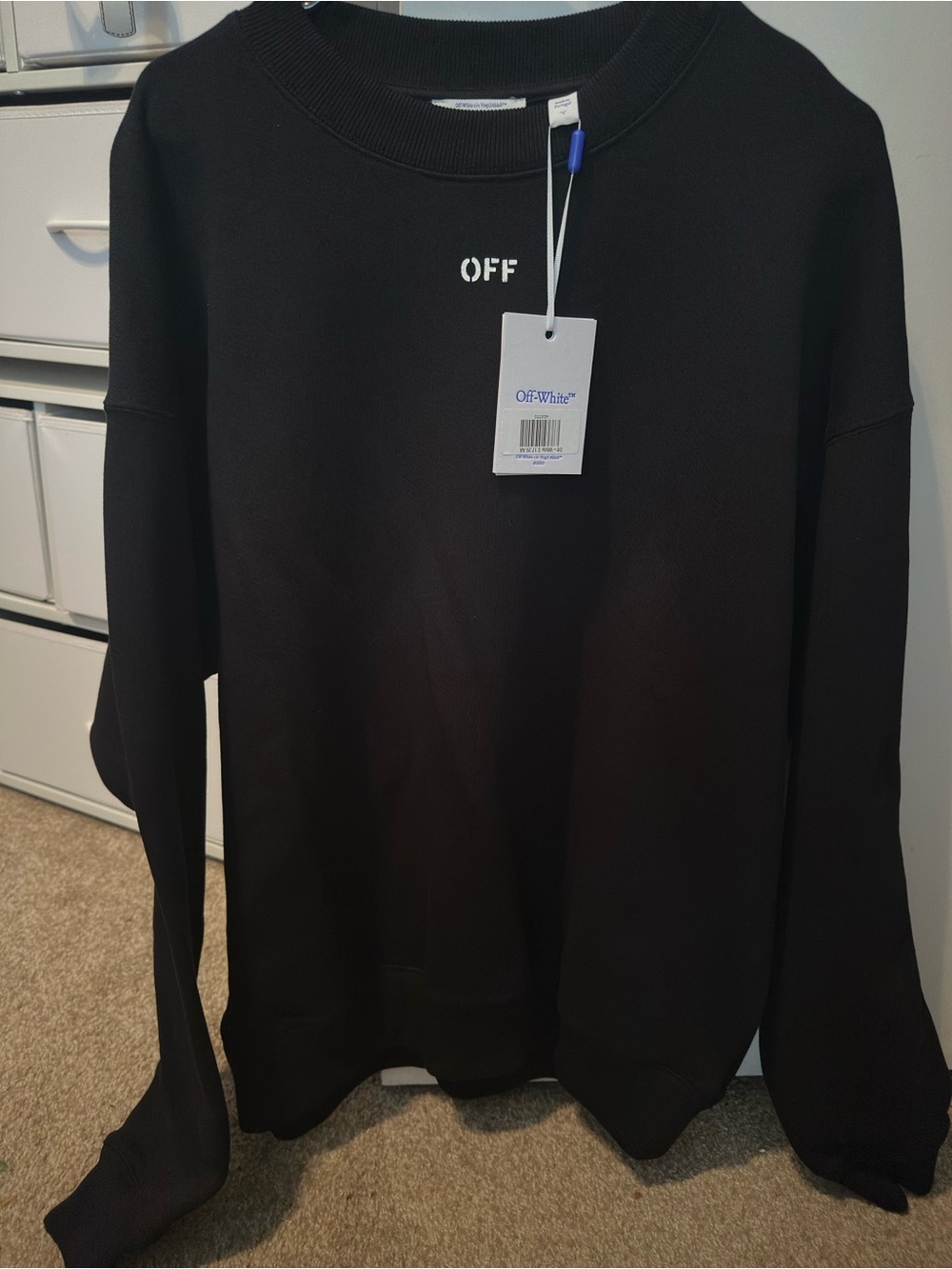 Off-White Black Crewneck - Size S